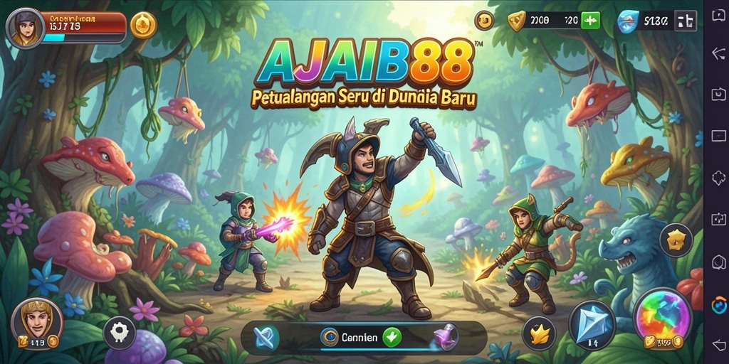 Screenshot utama AJAIB88 menampilkan aksi petualangan yang mengasyikkan.
