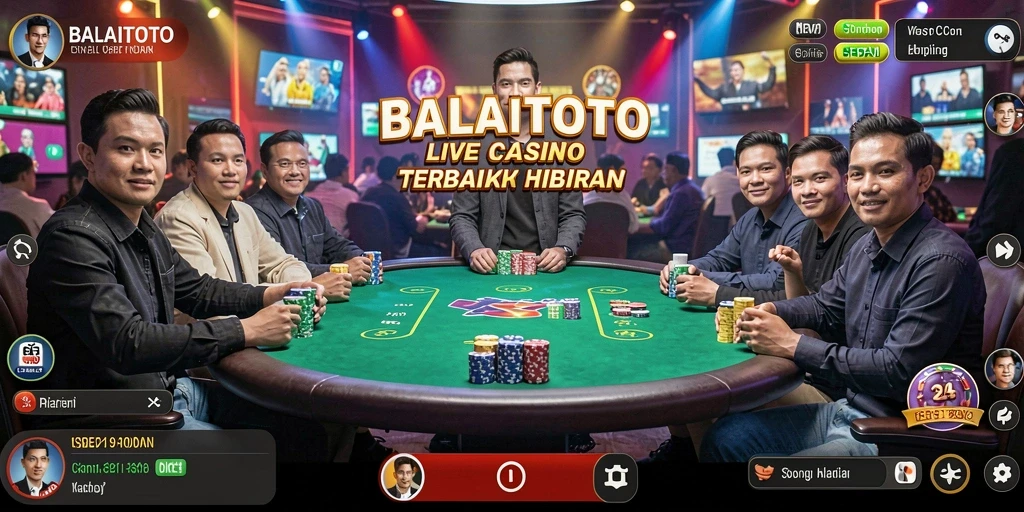 Tangkapan layar BALAITOTO menunjukkan pengalaman bermain Live Casino yang mendebarkan.