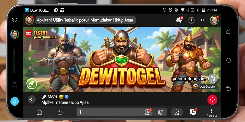 Tampilan antarmuka utama DEWITOGEL yang intuitif dan user-friendly.