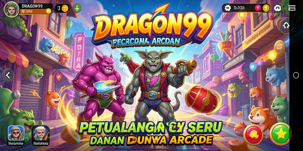 Tampilan gameplay menegangkan dalam DRAGON99 dengan aksi seru dan tantangan.