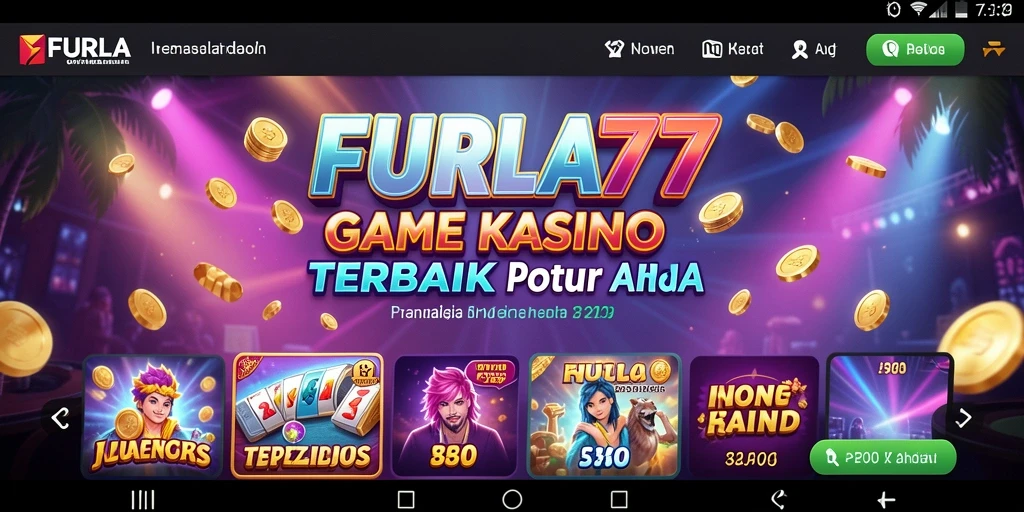 Tampilan gameplay FURLA77 yang seru dan menghibur.