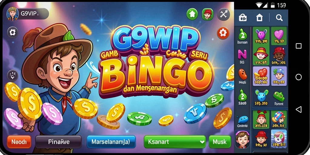 Menampilkan pengalaman bermain Bingo yang seru dan mengasyikkan.