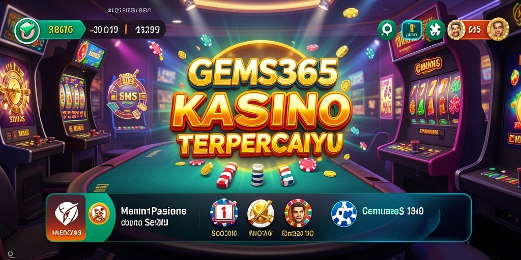 Tampilan gameplay seru GEMS365 dengan desain visual yang menarik.