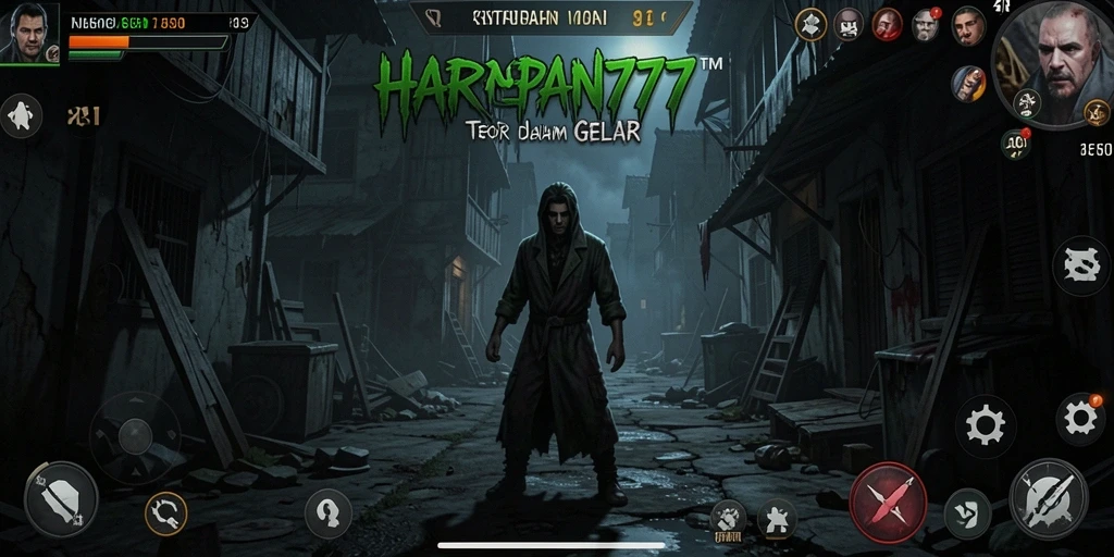 Tangkapan layar mengungkapkan ketegangan di dalam gameplay HOROR.