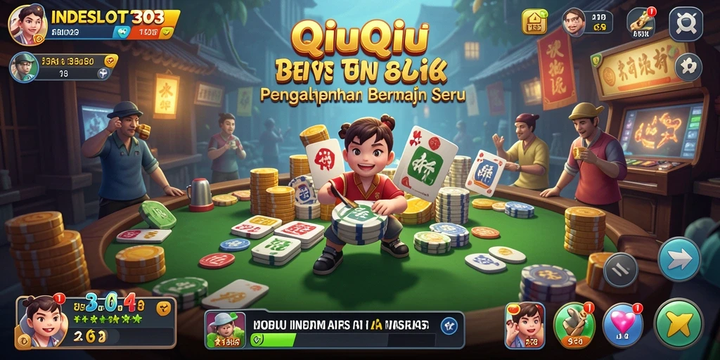 Tampilan gameplay seru dari INDESLOT303 dengan fitur QiuQiu.