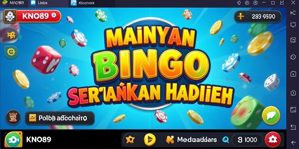 Tampilan screenshot gameplay KNO89 yang menampilkan suasana seru bermain Bingo.