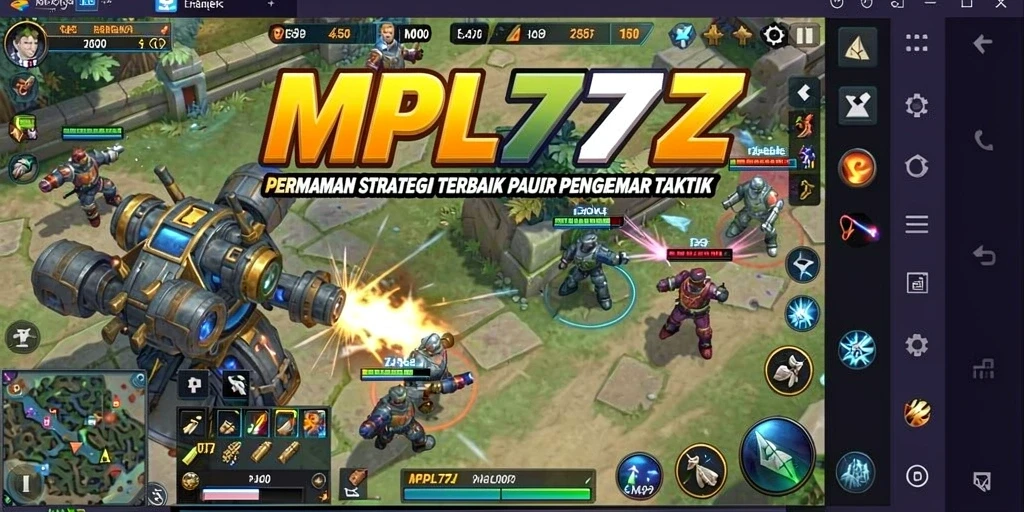 Tampilan gameplay MPL777 menampilkan pertempuran strategis yang mendebarkan.