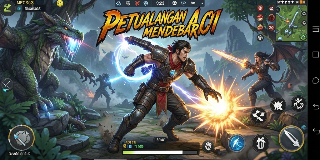 Gameplay MPO303 yang menampilkan aksi seru dan grafis menawan.