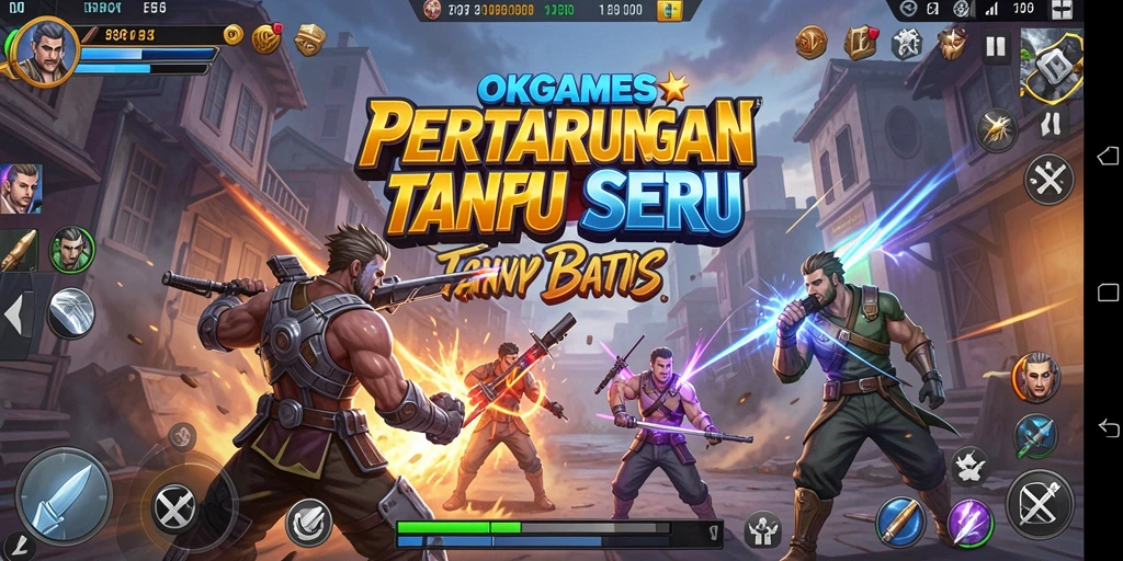 Tampilan gameplay <strong>OKGAMES</strong> yang menegangkan dan seru dalam pertarungan.