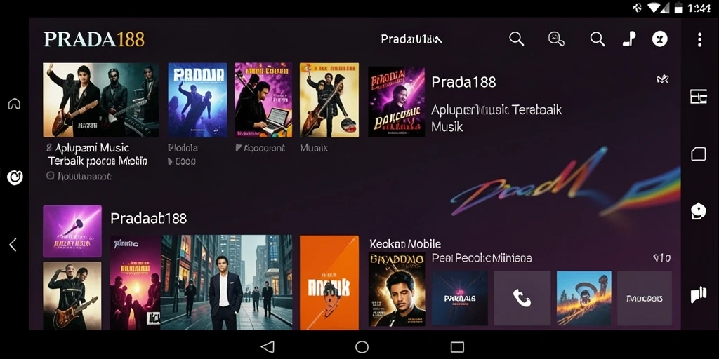 Tampilan gameplay PRADA188 dengan fitur musik interaktif yang menyenangkan.