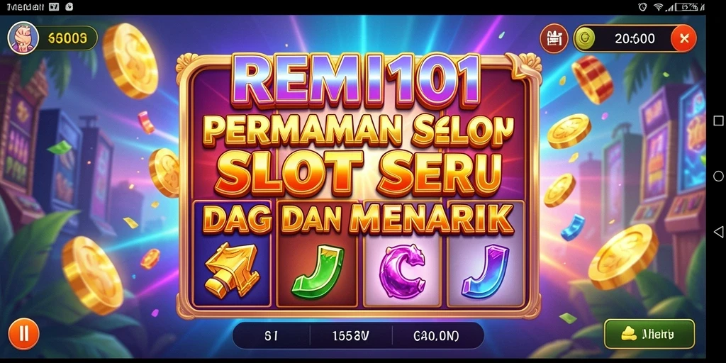Tampilan gameplay <strong>REMI101</strong> yang menarik dengan fitur Slot inovatif.