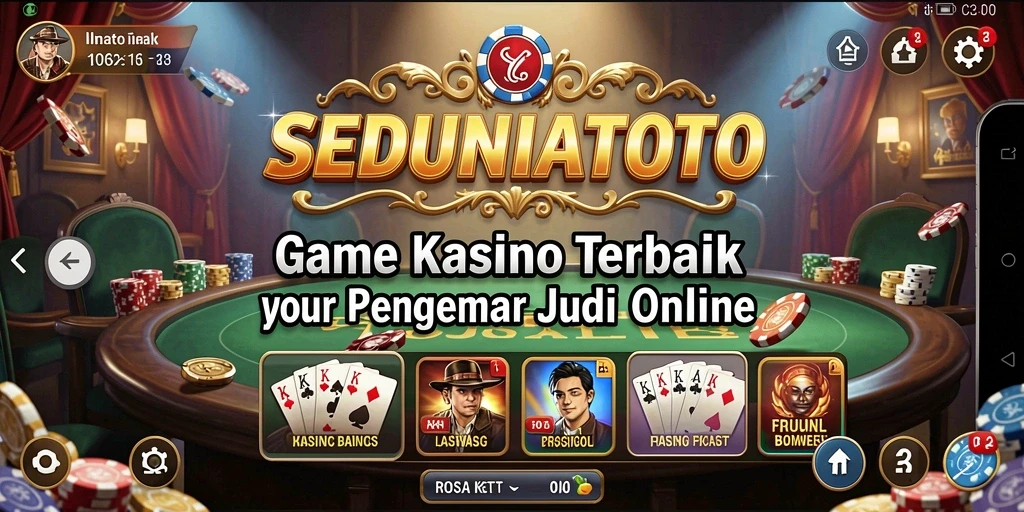 Tampilan gameplay SEDUNIATOTO yang menarik dan interaktif