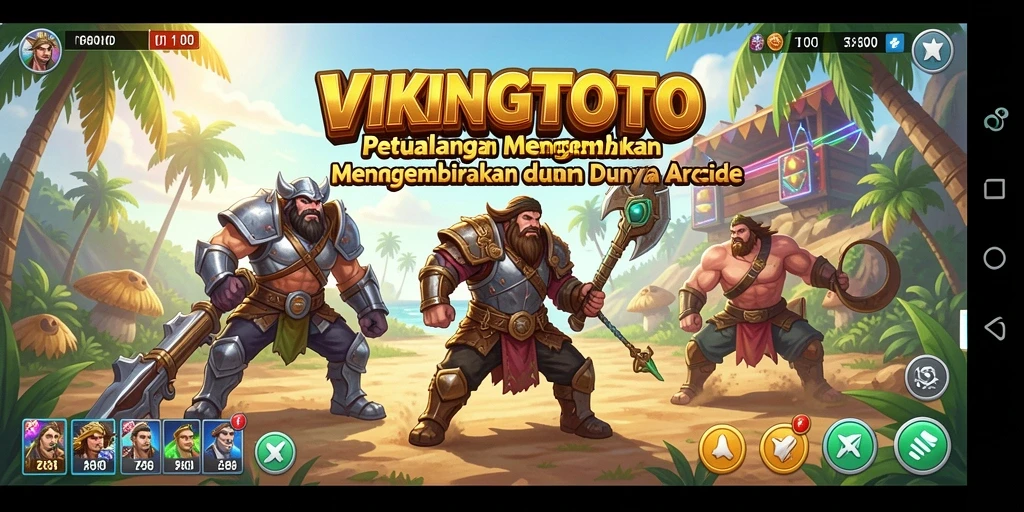 Screenshot VIKINGTOTO menampilkan gameplay seru dan tantangan yang menggembirakan.